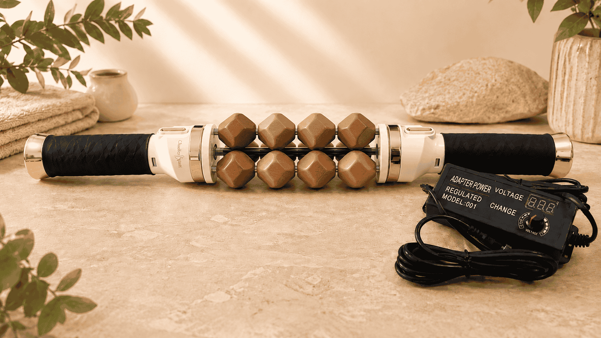 Rouleau de Madérothérapie Électrique Bois – Effet Percussion